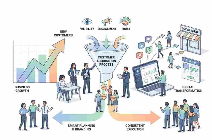 Getting more customers for business